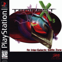 Tempest X3 PAL Playstation  box art